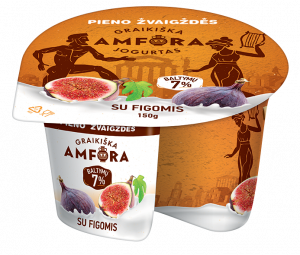 Greek style yogurt with fig